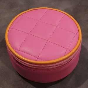 Talbots Pink Travel Jewelry Case